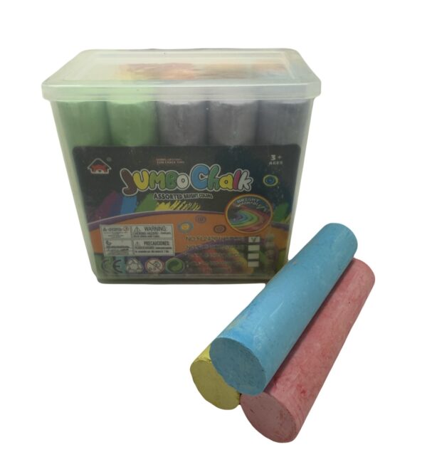 15 גירים ג'מבו צבעוניים