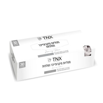 מטליות מיקרופייבר נשלפות בקופסא TNX