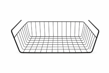 סלסלה רשת מתכת שחור\לבן 37*22*14 ס"מ
