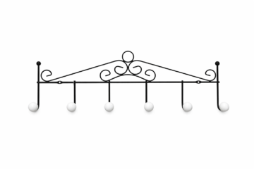 מתלה קיר דקורטיבי 6 ווים