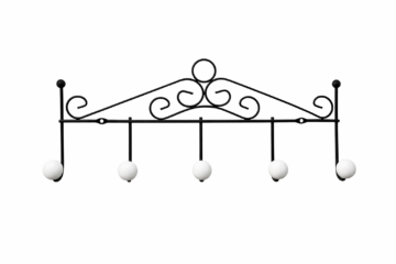 מתלה קיר דקורטיבי 5 ווים