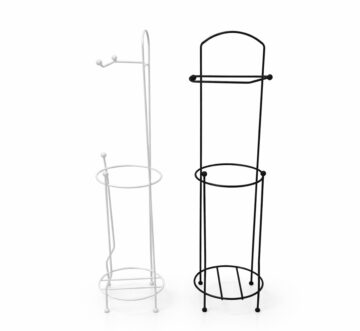 מעמד מתכת לנייר טואלט